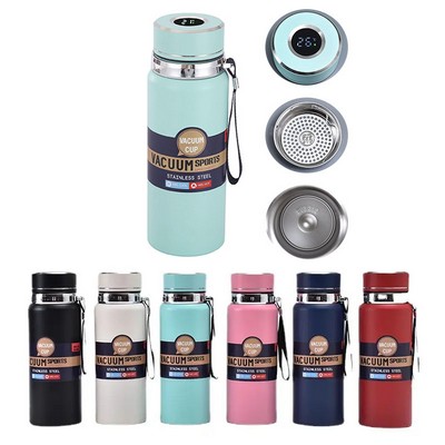 1000ML Double Wall Vacuum Smart Thermos Cup(Free Shipping)