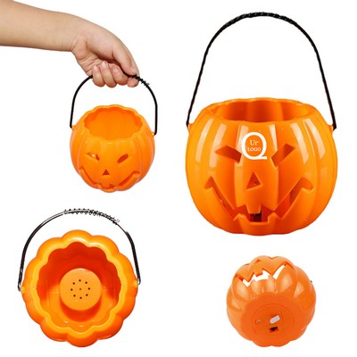 Portable Pumpkin Bucket W/ Music Function