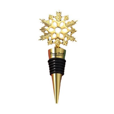 Christmas Snowflake Wine Stopper