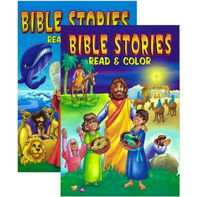 Bible Stories Coloring Books - 64 Pages, 48 Count (Case of 48)