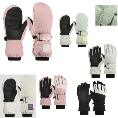 Children's Warm Ski Gloves