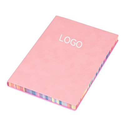 Soft PU Leather Solid Color Cover Notebook