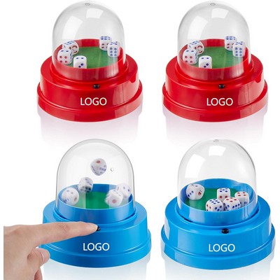 Dice Poppers for Classroom Game. Accessory LearningShaker,Clear Automatic Spinner Cup for Boys Girl