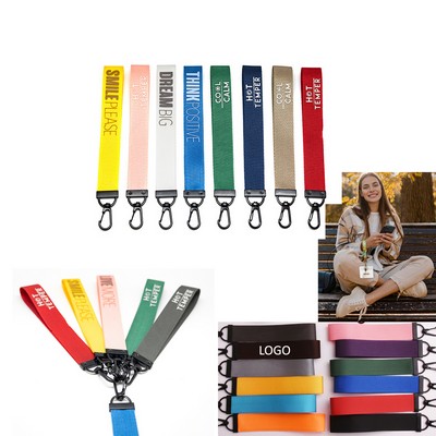 Customizable Wristlet Key Chain with Hook