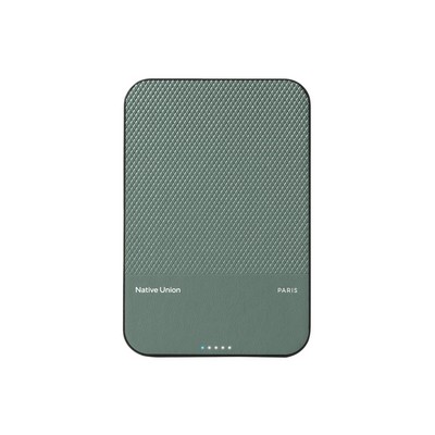 Native Union (Re)Classic Magnetic 5000Mah Power Bank Slate Green