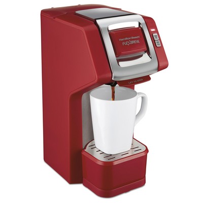 Hamilton Beach Flexbrew Single-Serve Coffee Maker For Use With Single-Serve Pods Or Ground Coffee, R