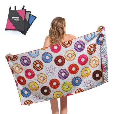 Double-Sided Velvet Quick Dry Sports Towel