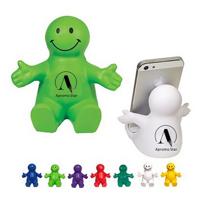 Smiley Face Guy Stress Reliever Phone Holders