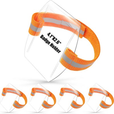 Ski Pass Holder Armband ID Card Holder Badge Arm Holder Wrist Card Holder High Visibility PVC ID