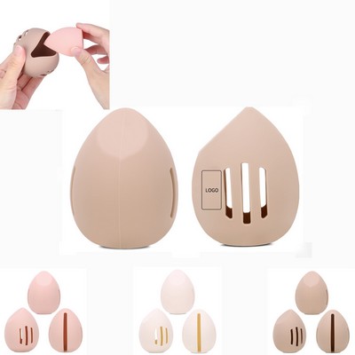 Portable Silicone Makeup Sponge Case