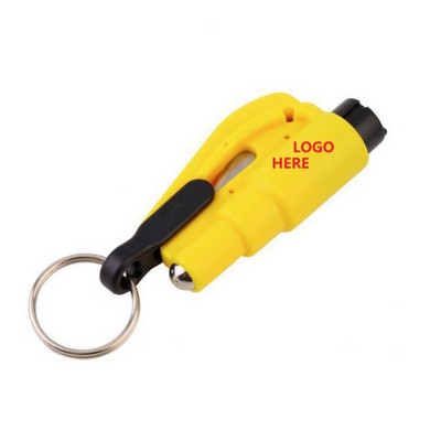 Car Escape Tool Emergency Safety Hammer Keychain