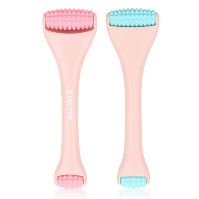 Double End Silicone Face Roller Facial Massager Roller for Wrinkles & Puffiness