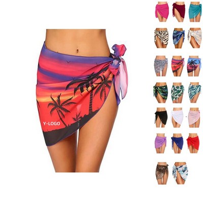 omen Swimwear Printed Cover Up Beach Sarong