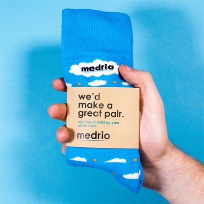 Solid Color Conference Socks - Professional Simplicity for Networking Events - American Made