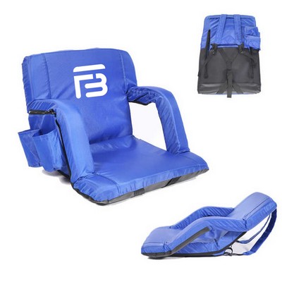 Portable Foam Padded Folding Reclining Stadium Seat