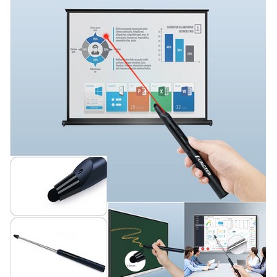 Writable Wireless Presenters/Retractable Pointer W/Red Lights