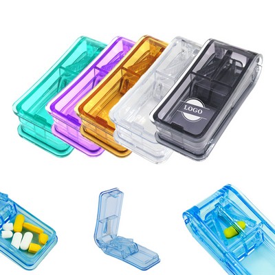 Pill Cutter Medicine Box