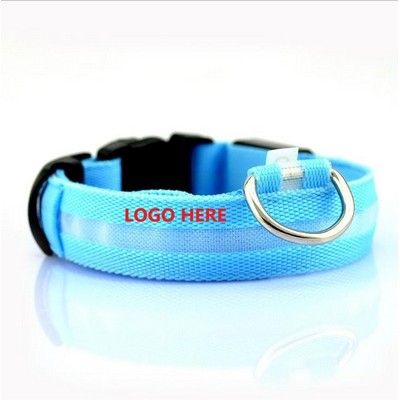 Adjustable Light Up Flashing Glowing LED Pet Dog Collar