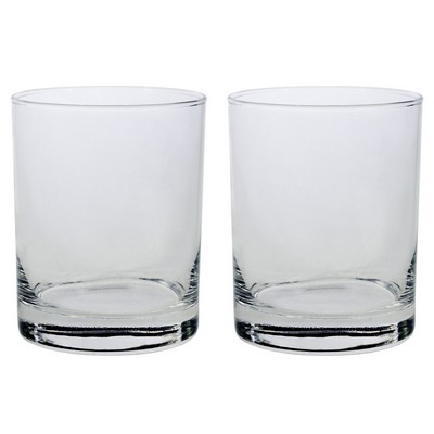 Set of Two 14oz Classic Double Rocks Glasses