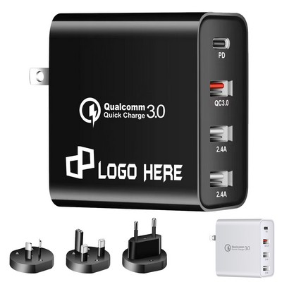 4 Ports Fast Charging Pd Wall Chargers