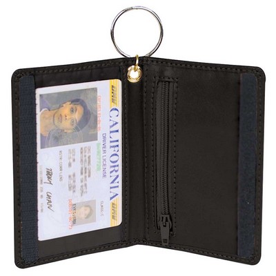 Double ID Holder w/Key Ring