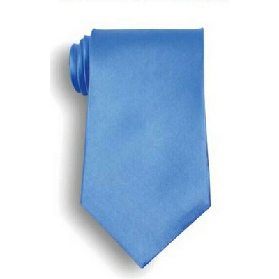 French Blue Silk Tie