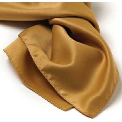 Vegas Gold Silk Scarf - 8"x45"