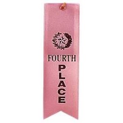 FOURTH PLACE Ribbon - Pink - 2" x 8" long