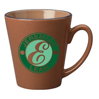 12 Oz. Chocolate Brown Savannah Cafe Latte Coffee Mug