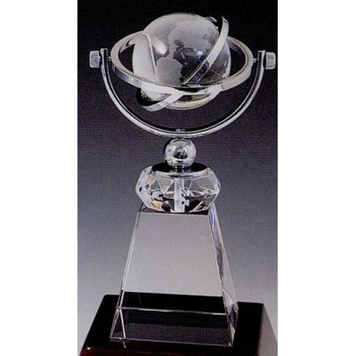 World Globe Trophy (9 1/2"x4 1/4"x2 3/4")