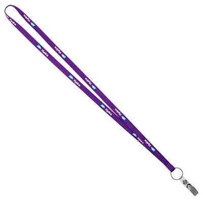 3/8" Recycled Screen Printed Lanyard (Factory Direct - 10-12 Weeks Ocean)