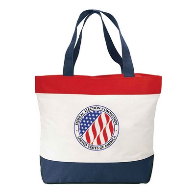 Poly Zipper Tote Bag (20"x15"x5¼")