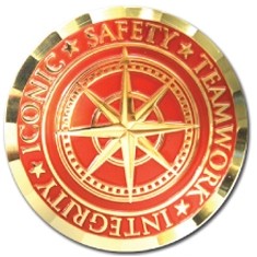 1.8 Mm 2-D Brass Coin (1 3/4")