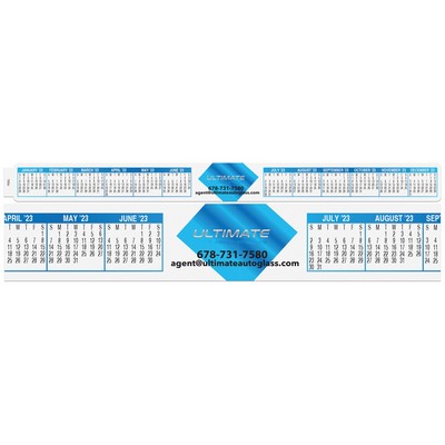 Repositionable Keyboard/Monitor Calendar (1"x11")