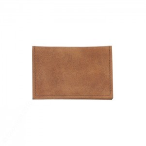 Distressed Old World Top Grain Leather Business Card Case