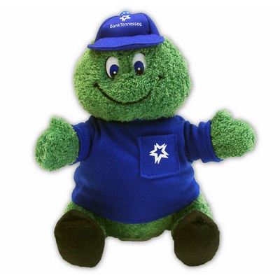 Custom Plush Mascot Coin Bank w/ T-Shirt & Hat