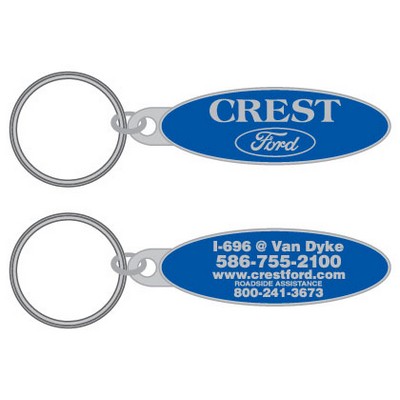 High Quality Domed Metal Key Tags