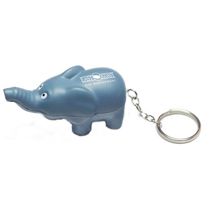 Elephant Stress Reliever Keychain