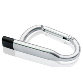 1 GB Carabiner Metal USB Flash Drive