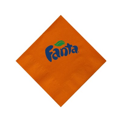 Beverage Napkin - Orange - Tradition