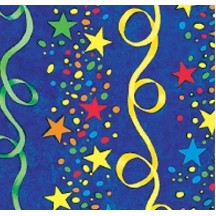 Stars & Streamers Celebration Gift Wrap (833')