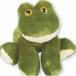 Lilly Snuggle Ups Posable Frog Stuffed Animal