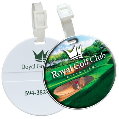 Domed Round Golf Bag Tag