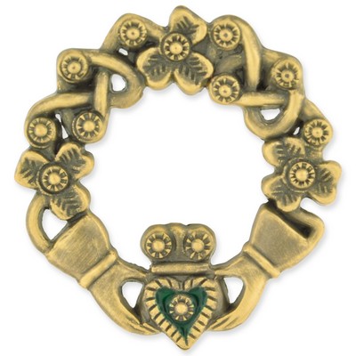 Irish Claddagh Lapel Pin