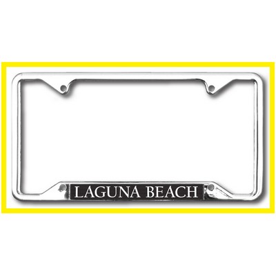 "Simplicity" Standard Chrome Die Cast Metal License Plate Frame