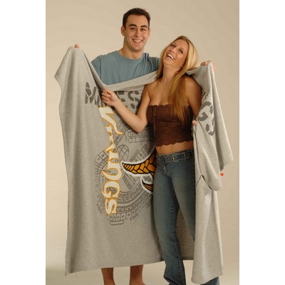 54" x 84", Oversized Sweatshirt Blanket (Screen Print) - Call for pricing