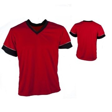 Youth Dazzle Cloth Soccer Jersey Shirt w/ V Neck Self Trim