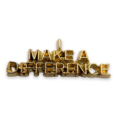 I Make A Difference Lapel Pin