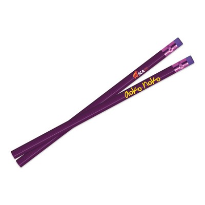 Purple Painted Pencils