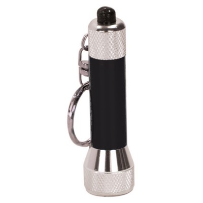 Flashlight - 5 Led with Key Ring - Black